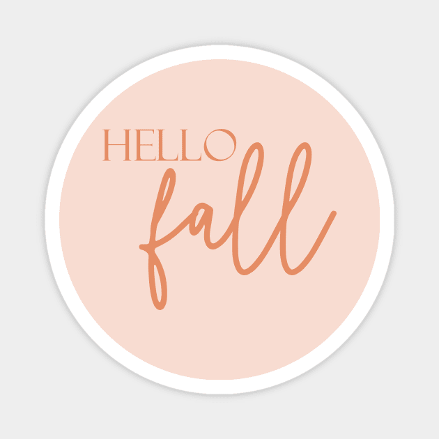 Hello Fall Magnet by littlemoondance